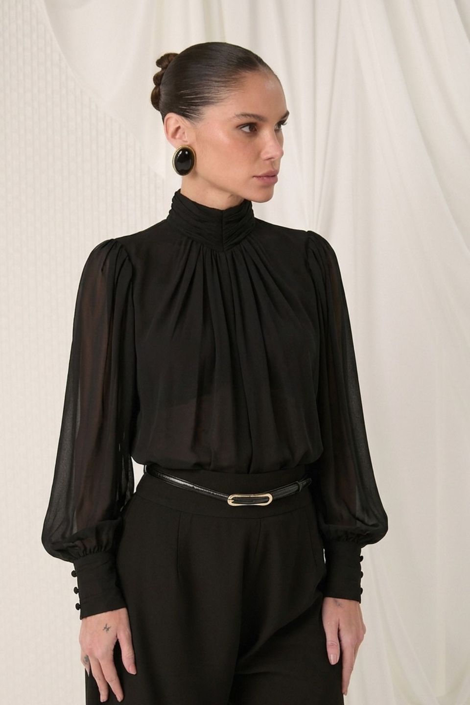 Blusa Angela Preto